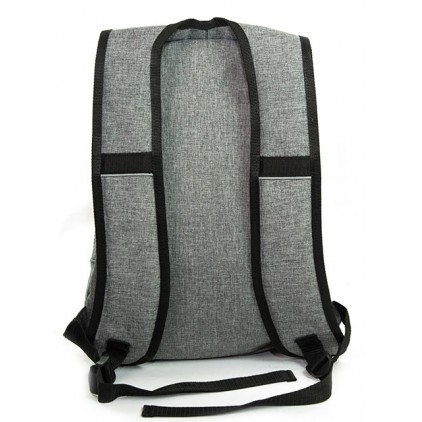 Рюкзак школьный для учащихся средних и старших классов, серый
