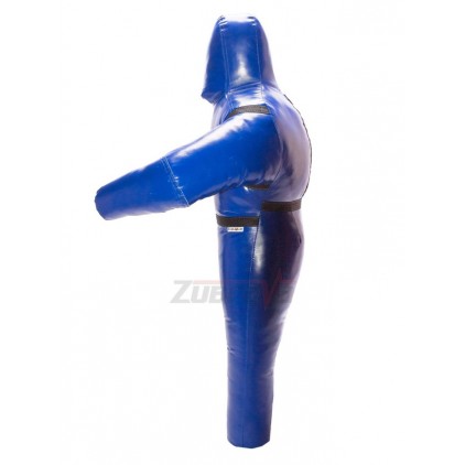 Манекен борцовский двуногий 1,3м. (25кг) синий Под заказ