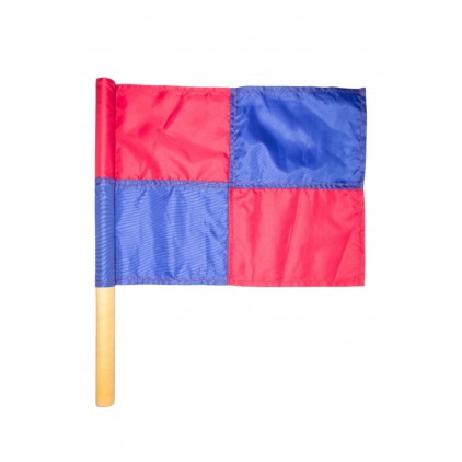 Судейский флажок (сине-красный)