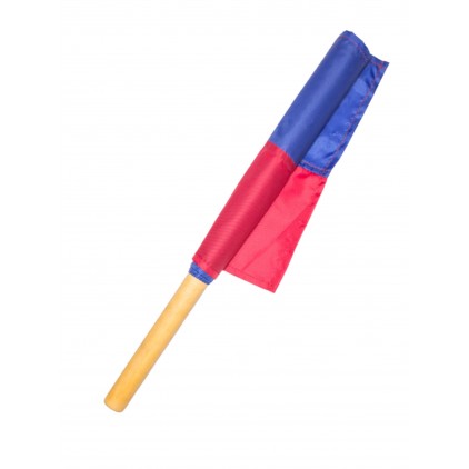 Судейский флажок (сине-красный)