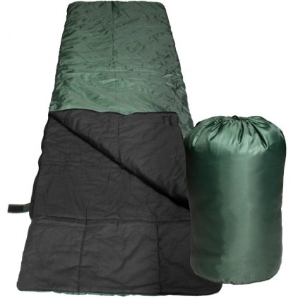 Спальный мешок двухслойный  МС200, зеленый. ПОД ЗАКАЗ